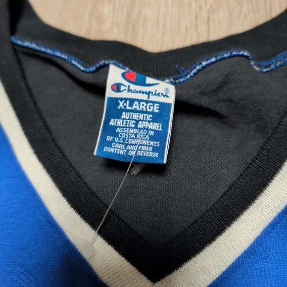 Vintage 90s Champion Orlando Magic Shooting Shirt Mens XL V-Neck Heavyweight NBA - Picture 4 of 8